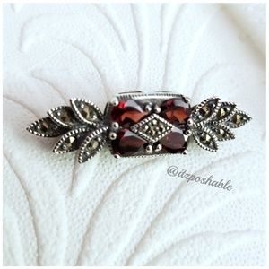 Vintage Style Marcasite Brooch